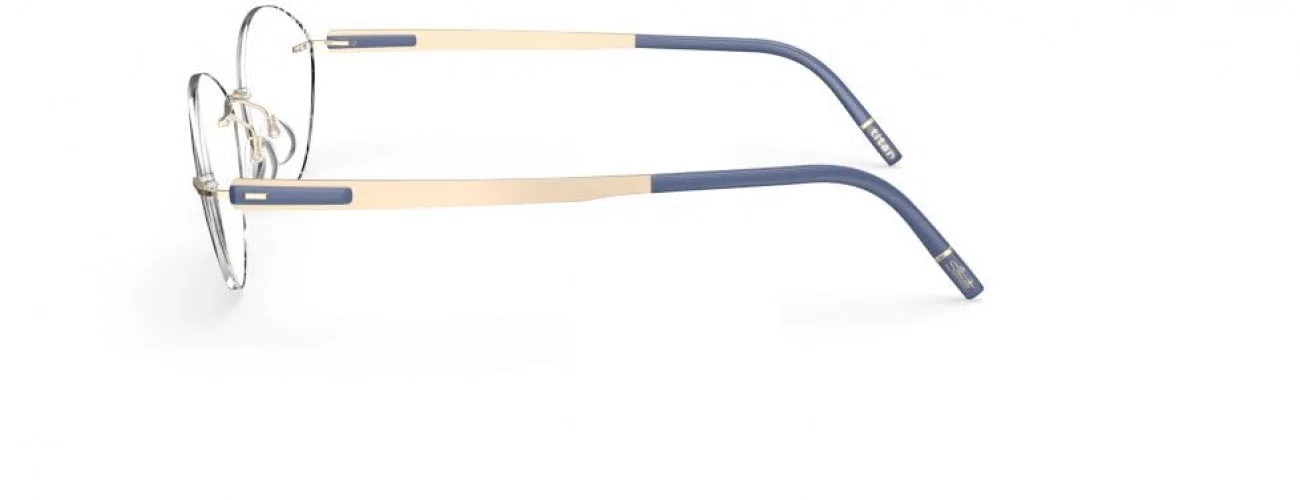 Silhouette Blend Chassis Rimless 5555 Eyeglasses - view 8